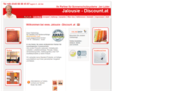 Desktop Screenshot of jalousie-discount.at